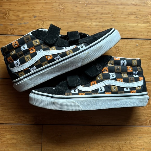 High Top Vans Velcro Sneakers - Big Kids’ 3 - Picture 4 of 10